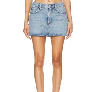 Agolde Denim Mini Skirt
